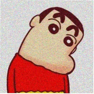 观众头像三：斗笠与灯影的插画头像